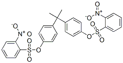 84963-06-4,isopropylidenedi-p-phenylene bis(2-nitrobenzenesulphonate)