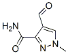 84999-37-1,1H-Pyrazole-3-carboxamide, 4-formyl-1-methyl- (9CI)