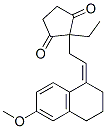 850-92-0,2-[2-(3,4-dihydro-6-methoxy-1(2H)-naphthylidene)ethyl]-2-ethylcyclopentane-1,3-dione