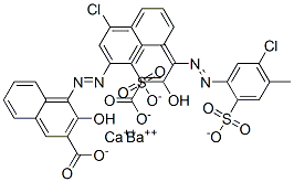 85005-86-3,4-[(5-chloro-4-methyl-2-sulphophenyl)azo]-3-hydroxy-2-naphthoic acid, barium calcium salt