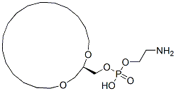 85006-06-0,2-aminoethyl (R)-1,4-dioxacycloicos-2-ylmethyl hydrogen phosphate