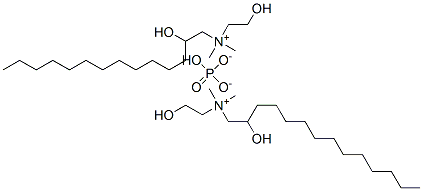 85006-11-7,bis[(2-hydroxyethyl)(2-hydroxytetradecyl)dimethylammonium] hydrogen phosphate