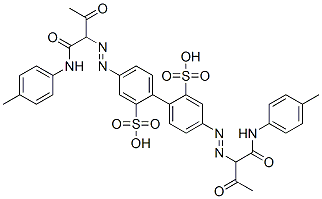 85030-60-0,4,4'-bis[[1-[[(4-methylphenyl)amino]carbonyl]-2-oxopropyl]azo][1,1'-biphenyl]-2,2'-disulphonic acid