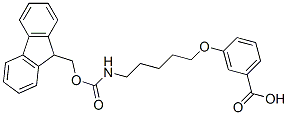 850349-64-3,3-(5-[(FLUOREN-9-YLMETHOXY)CARBONYLAMINO]PENTYLOXY)BENZOIC ACID