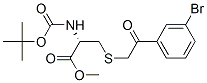 850411-17-5,(S)-3-[2-(3-Bromo-phenyl)-2-oxo-ethylsulfanyl]-2-tert-butoxycarbonylamino-propionic acid methyl ester