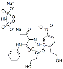 85049-73-6,Cobaltate(3-), bis[2-hydroxy-5-nitro-3-[[2-oxo-1-[(phenylamino)carbonyl]propyl]azo]benzenesulfonato(3-)]-, diethanolamine sodium salts