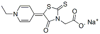 85050-07-3,sodium 5-(1-ethylpyridin-4(1H)-ylidene)-4-oxo-2-thioxothiazolidin-3-acetate