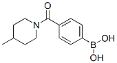 850568-21-7,4-(4-METHYLPIPERIDINE-1-CARBONYL)PHENYLBORONIC ACID