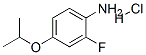 850568-35-3,2-FLUORO-4-ISOPROPOXYANILINE HYDROCHLORIDE