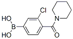 850589-50-3,3-CHLORO-4-(PIPERIDINE-1-CARBONYL)PHENYLBORONIC ACID