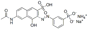 85068-63-9,ammonium sodium 6-acetamido-4-hydroxy-3-[(3-phosphonatophenyl)azo]naphthalene-2-sulphonate