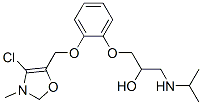 85089-67-4,1-[2-[(4-chloro-3-methyl-oxazol-5-yl)methoxy]phenoxy]-3-(propan-2-ylam ino)propan-2-ol