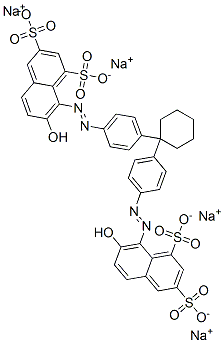 85098-59-5,tetrasodium 8,8'-[cyclohexylidenebis(4,1-phenyleneazo)]bis[7-hydroxynaphthalene-1,3-disulphonate]