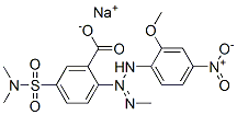 85098-85-7,sodium 5-[(dimethylamino)sulphonyl]-2-[3-(2-methoxy-4-nitrophenyl)-1-methyltriazen-2-yl]benzoate