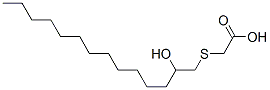 85099-06-5,[(2-hydroxytetradecyl)thio]acetic acid