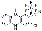 85099-27-0,2-chloro-5-methoxy-4-(2-pyridylamino)benzenediazonium hexafluorophosphate