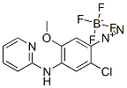 85099-28-1,2-chloro-5-methoxy-4-(2-pyridylamino)benzenediazonium tetrafluoroborate