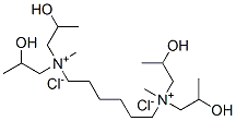 85117-90-4,N,N'-hexane-1,6-diylbis[bis(2-hydroxypropyl)methylammonium] dichloride