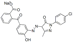 85135-96-2,sodium 2-[3-[[1-(4-chlorophenyl)-4,5-dihydro-3-methyl-5-oxo-1H-pyrazol-4-yl]azo]-4-hydroxybenzoyl]benzoate