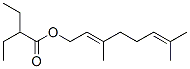 85136-39-6,3,7-dimethylocta-2,6-dienyl 2-ethylbutyrate