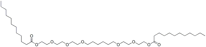 85153-35-1,3,6,9,16,19-pentaoxahenicosane-1,21-diyl dilaurate