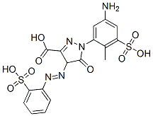 85153-43-1,1-(5-amino-2-methyl-3-sulphophenyl)-4,5-dihydro-5-oxo-4-[(2-sulphophenyl)azo]-1H-pyrazole-3-carboxylic acid