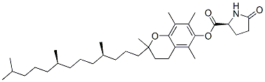 85153-86-2,[2R-[2R*(4R*,8R*)]]-3,4-dihydro-2,5,7,8-tetramethyl-2-(4,8,12-trimethyltridecyl)-2H-1-benzopyran-6-yl 5-oxo-L-prolinate