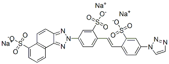 85154-03-6,trisodium 2-[3-sulphonato-4-[2-[2-sulphonato-4-(1H-1,2,3-triazol-1-yl)phenyl]vinyl]phenyl]-2H-naphtho[1,2-d]triazole-6-sulphonate