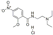 85169-04-6,N-[2-(diethylamino)ethyl]-2-methoxy-4-nitrobenzamide monohydrochloride