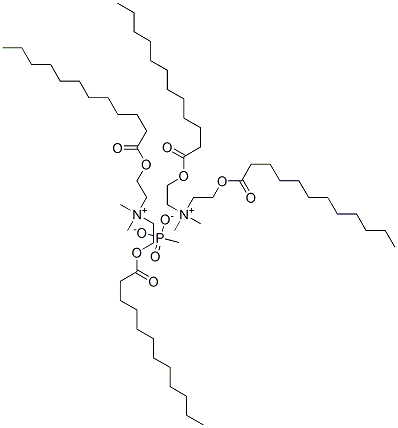 85169-42-2,dimethylbis[2-[(1-oxododecyl)oxy]ethyl]ammonium methyl phosphonate
