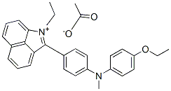 85187-78-6,2-[4-[(4-ethoxyphenyl)methylamino]phenyl]-1-ethylbenz[cd]indolium acetate