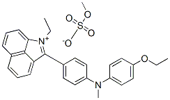 85187-81-1,2-[4-[(4-ethoxyphenyl)methylamino]phenyl]-1-ethylbenz[cd]indolium methyl sulphate