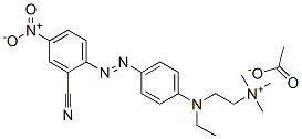 85187-90-2,[2-[[4-[(2-cyano-4-nitrophenyl)azo]phenyl]ethylamino]ethyl]trimethylammonium acetate