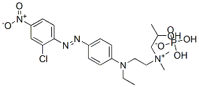 85187-98-0,[2-[[4-[(2-chloro-4-nitrophenyl)azo]phenyl]ethylamino]ethyl](2-hydroxypropyl)dimethylammonium dihydrogen phosphate