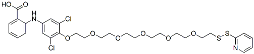 851962-15-7,Benzoic  acid,  2-[[3,5-dichloro-4-[[17-(2-pyridinyldithio)-3,6,9,12,15-pentaoxaheptadec-1-yl]oxy]phenyl]amino]-