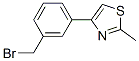 852180-42-8,4-[3-(BROMOMETHYL)PHENYL]-2-METHYL-1,3-THIAZOLE
