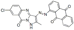 85223-09-2,1-[(7-chloro-1,9-dihydro-2-methyl-9-oxopyrazolo[5,1-b]quinazolin-3-yl)azo]anthraquinone