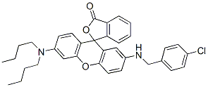 85223-19-4,2'-(4-chlorobenzylamino)-6'-(dibutylamino)spiro[isobenzofuran-1(3H)-9'[9H]-xanthene]-3-one