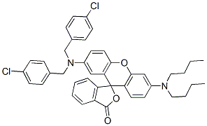 85223-21-8,2'-[bis(4-chlorobenzyl)amino]-6'-(dibutylamino)spiro[isobenzofuran-1[3H]-9'[9H]-xanthene]-3-one