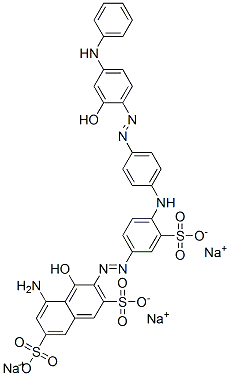 85223-31-0,5-amino-3-[[4-[[4-[[4-anilino-2-hydroxyphenyl]azo]phenyl]amino]-3-sulphophenyl]azo]-4-hydroxynaphthalene-2,7-disulphonic acid, sodium salt
