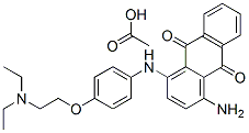 85283-85-8,1-amino-4-[[4-[2-(diethylamino)ethoxy]phenyl]amino]anthraquinone monoacetate