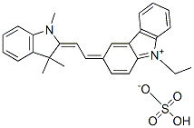 85283-94-9,3-[(1,3-dihydro-1,3,3-trimethyl-2H-indol-2-ylidene)ethylidene]-9-ethyl-3H-carbazolium hydrogen sulphate