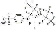 85284-15-7,sodium 4-[[1,3,4,5,5,5-hexafluoro-1-(pentafluoroethyl)-2,4-bis(trifluoromethyl)-2-pentenyl]oxy]benzenesulphonate