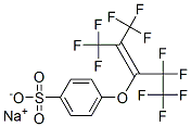85284-17-9,sodium 4-[[3,3,3-trifluoro-1-(pentafluoroethyl)-2-(trifluoromethyl)prop-1-enyl]oxy]benzenesulphonate