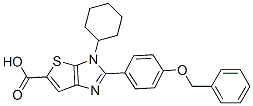 852898-36-3,3H-Thieno[2,3-d]imidazole-5-carboxylic  acid,  3-cyclohexyl-2-[4-(phenylmethoxy)phenyl]-
