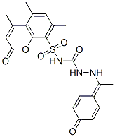 85302-45-0,3-[1-(4-oxo-1-cyclohexa-2,5-dienylidene)ethylamino]-1-(4,5,7-trimethyl -2-oxo-chromen-8-yl)sulfonyl-urea