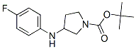853577-87-4,3-(4-FLUORO-PHENYLAMINO)-PYRROLIDINE-1-CARBOXYLIC ACID TERT-BUTYL ESTER