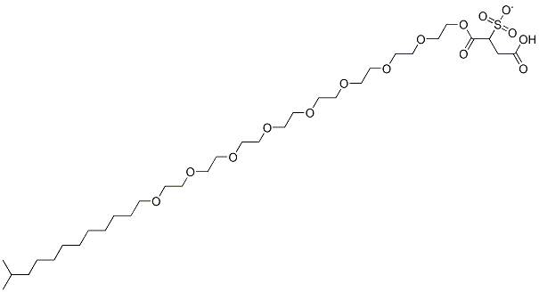 85371-55-7,1-[23-(isotridecyloxy)-3,6,9,12,15,18,21-heptaoxatricos-1-yl] dihydrogen 2-sulphonatosuccinate