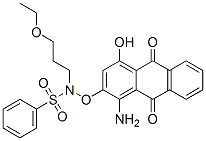 85371-62-6,[(1-amino-9,10-dihydro-4-hydroxy-9,10-dioxo-2-anthryl)oxy]-N-(3-ethoxypropyl)benzenesulphonamide