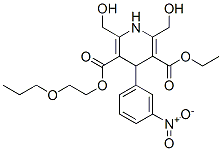 85387-26-4,2-propoxyethyl ethyl 2,6-bis(hydroxymethyl)-4-(3-nitrophenyl)-1,4-dihy dropyridine-3,5-dicarboxylate